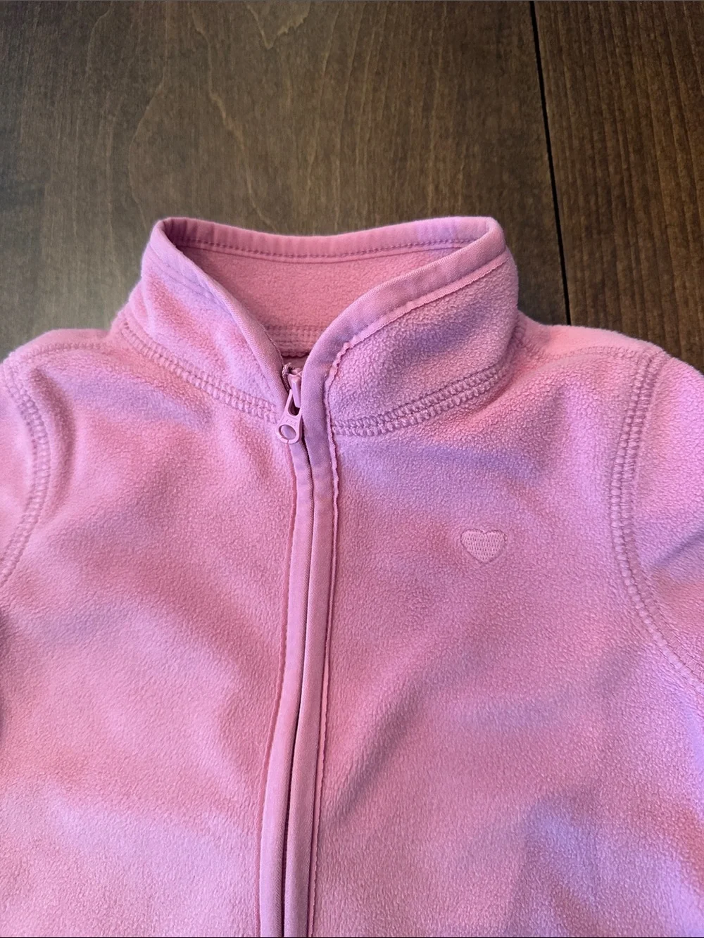 OshKosh B’Gosh Girls 12-month Fleece Zip-Up Jacket